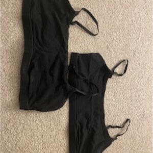 Quince Organic Cotton Scoop Bralette (2-pack) New